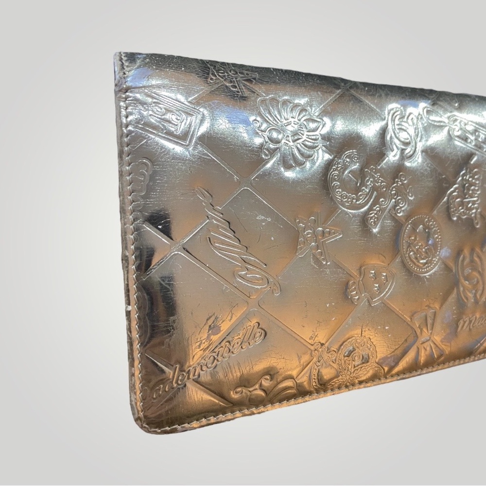 Chanel Metallic Gold Icon Series Monogram Long Wallet - Picture 12 of 16
